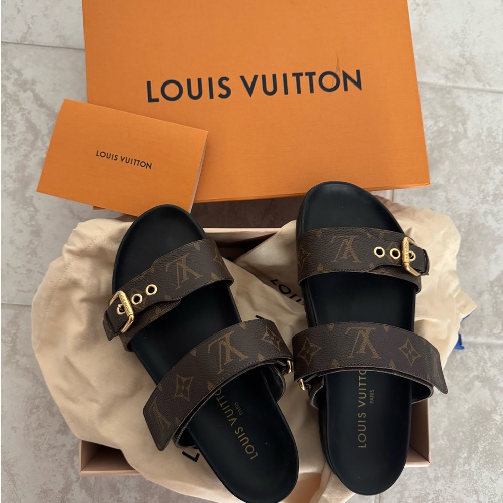 Louis Vuitton Bom Dia Flat Comfort Mule